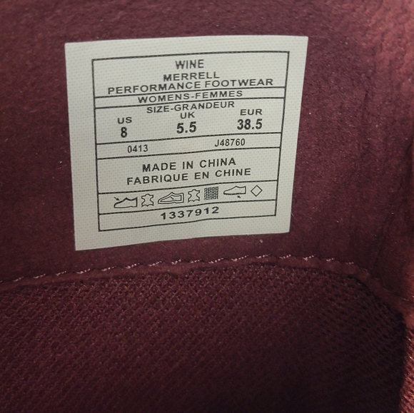 Merrell Women's Dark Red Ankle Boots - Picture 7 of 11